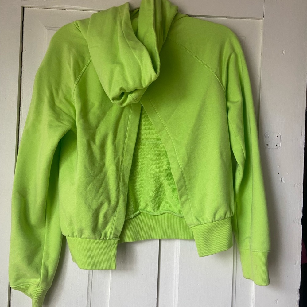 Open back sweatshirt